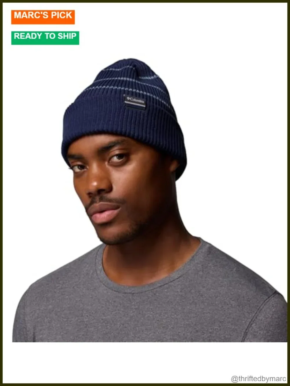 Recycled Polyester Beanie Hat Cuffed Winter Hat